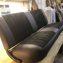 Completed upholstery project