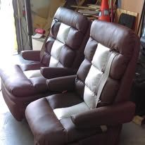Completed upholstery project