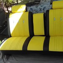 Completed upholstery project