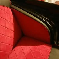 Completed upholstery project