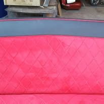 Completed upholstery project